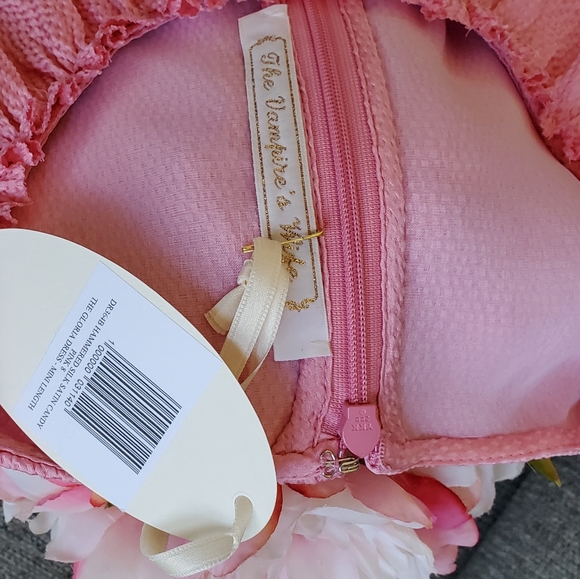 NWT Vampires Wife Silk Mini Dress (2) - Picture 6 of 9